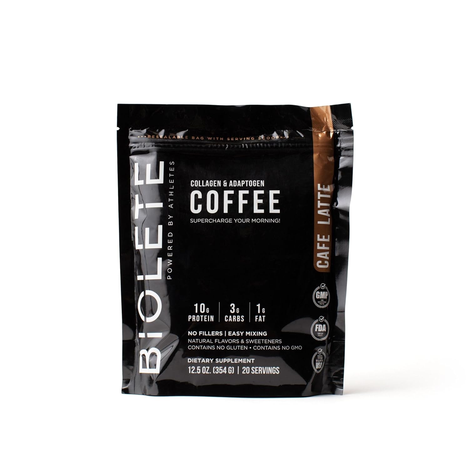 Biolete Adaptogen Collagen Coffee Boost