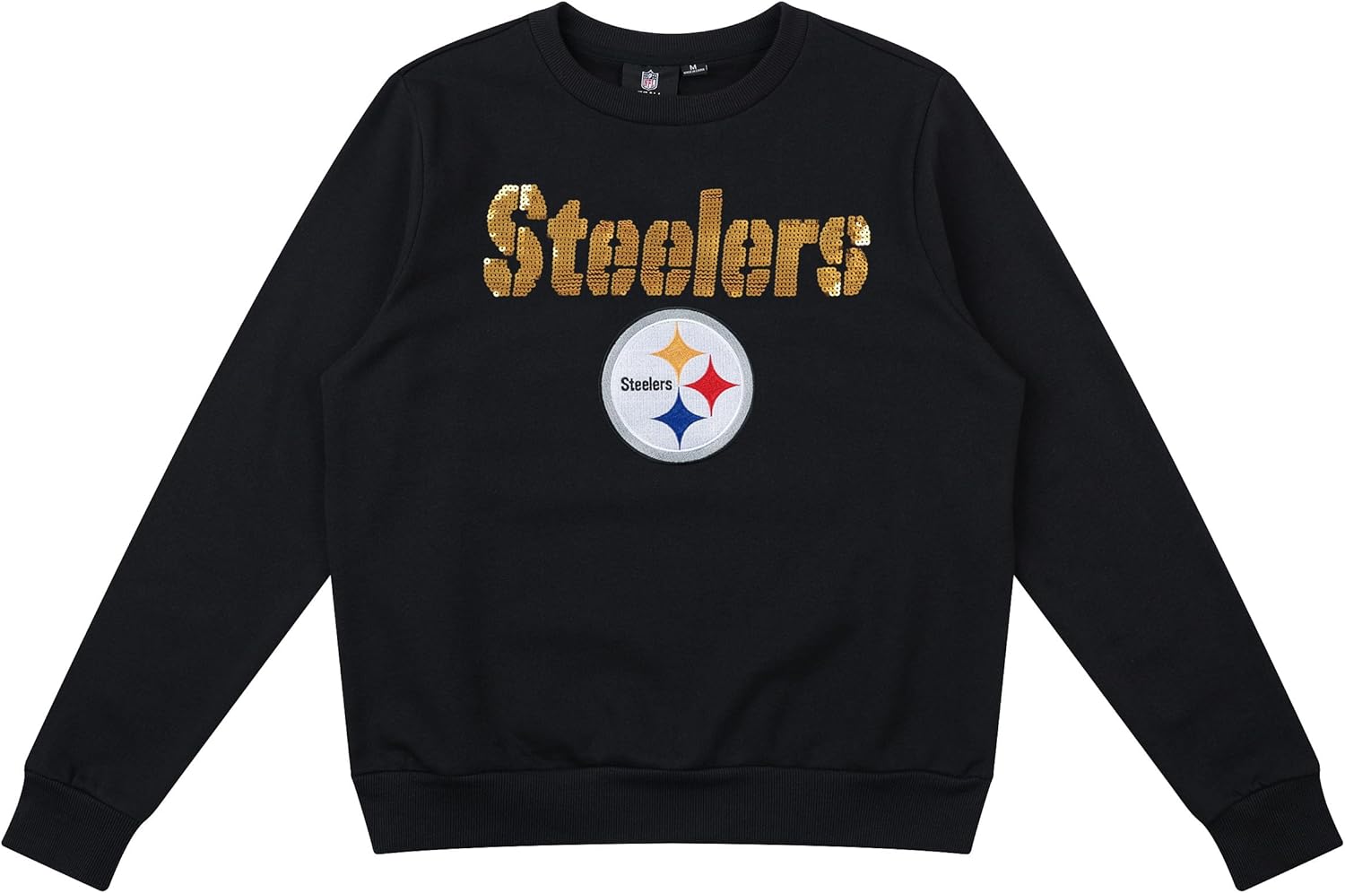 FOCO NFL Women's Sequin Bling Sweatshirt for Stylish Fans