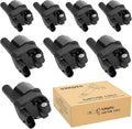 Round Ignition Coil Pack Compatible with V8 Chevy/GMC 2006-2017 - Set