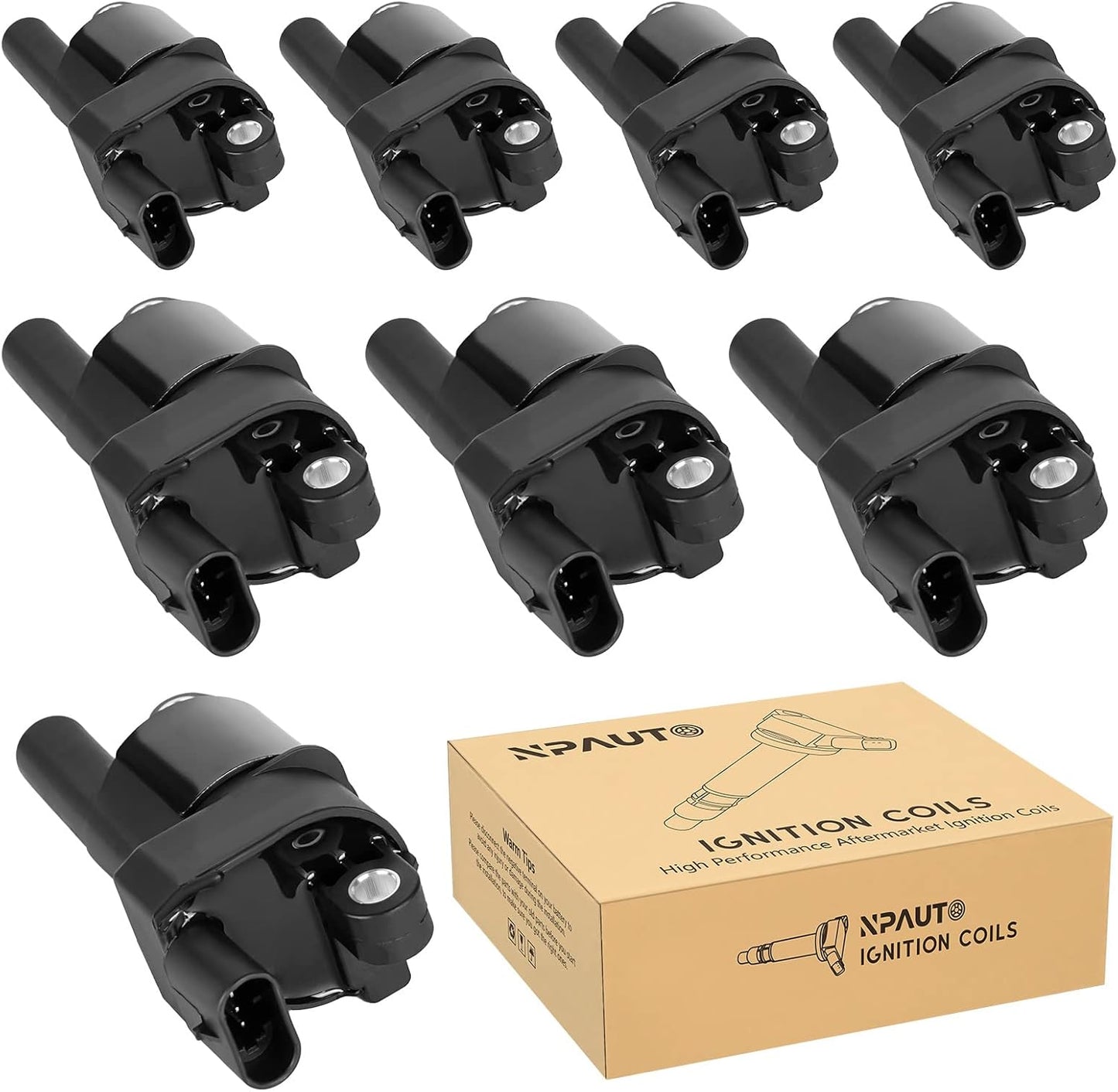 Round Ignition Coil Pack for V8 Chevy Silverado Tahoe 2007-2017