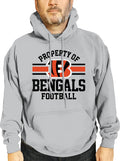 Property Of Cincinnati Bengals Hooded Sweatshirt - Warm, True Fit