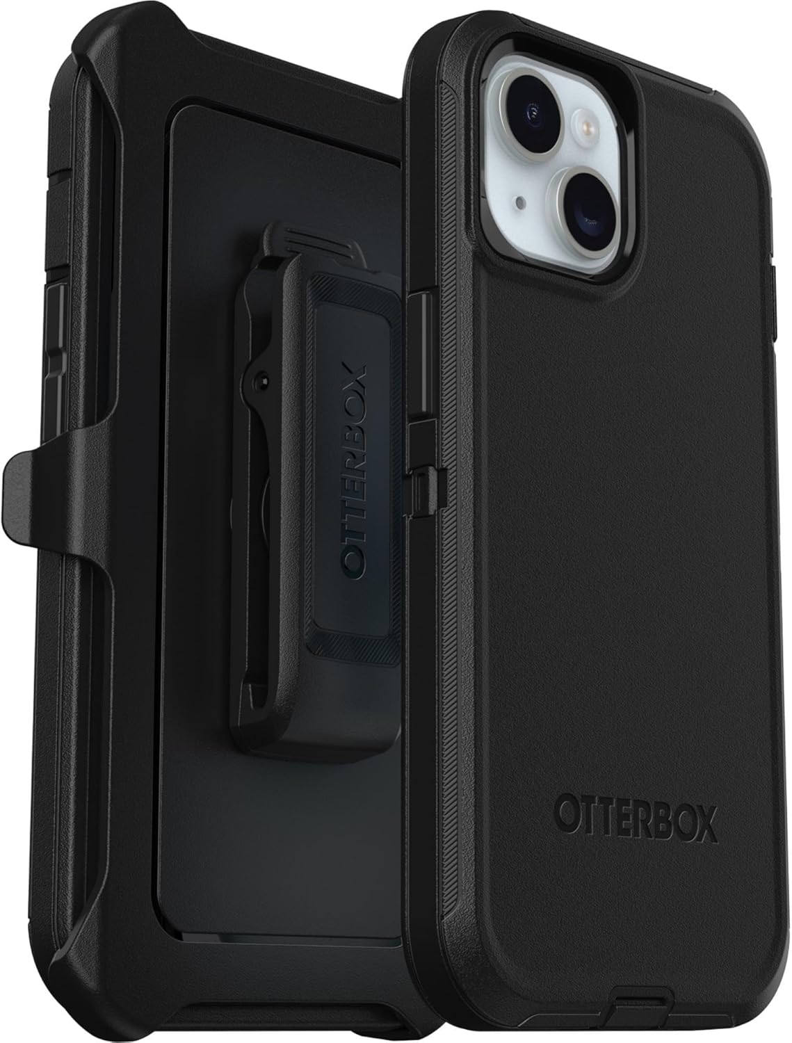 OtterBox Defender Series Case for iPhone 15, 14, 13 - Black