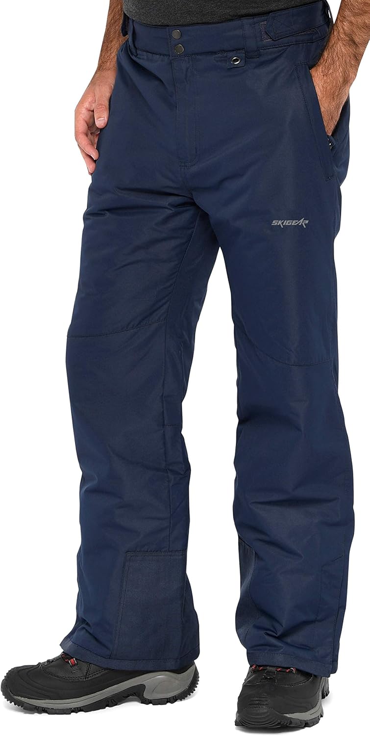 SkiGear mens Essential Snow Pants for Ultimate Winter Comfort
