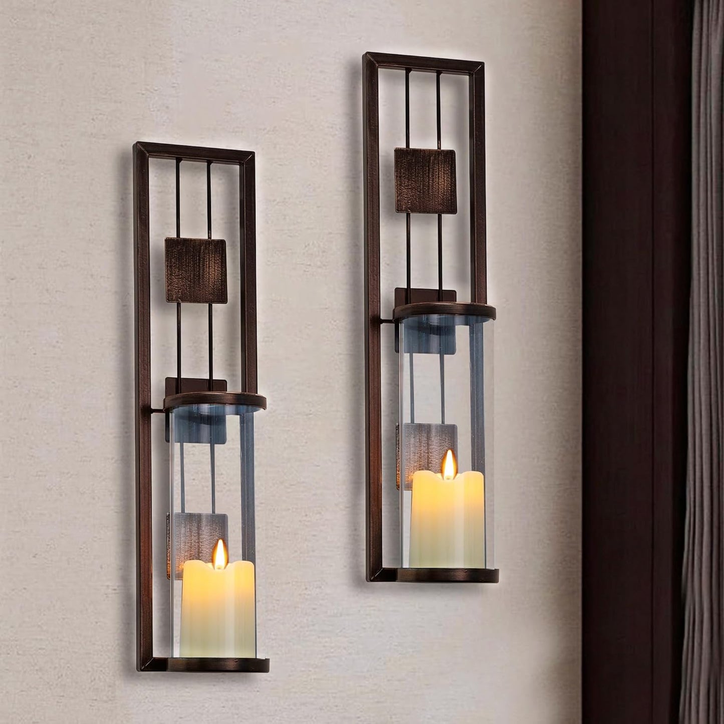 Wall Sconce Candle Holder Set of 2 for Stylish Home Decor