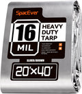 20x40 FT Tarp Waterproof 16 Mil Heavy Duty - Weatherproof Cover