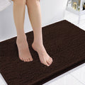 Smiry Luxury Chenille Bathroom Rug 36x24 - Extra Soft Absorbent Bath