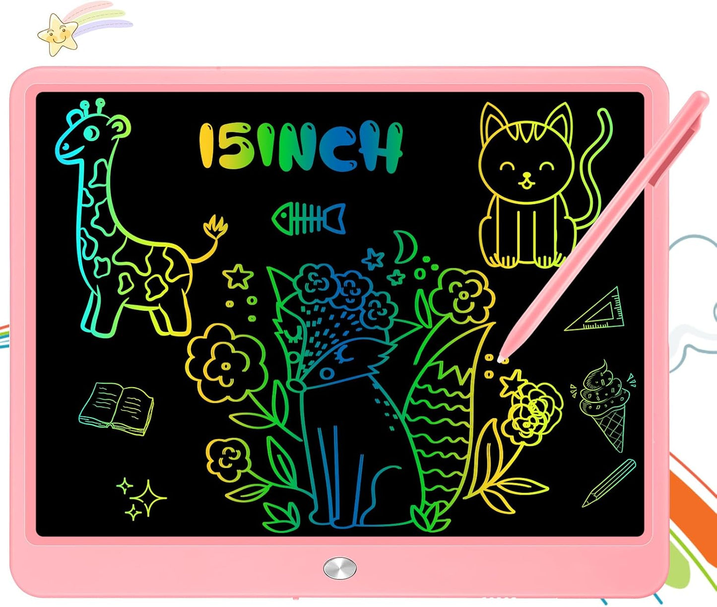 15in Reusable Doodle Board for Kids by Decute