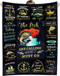 Fishing Blanket Gifts for Men Who Love Fishing - Cozy 60x80
