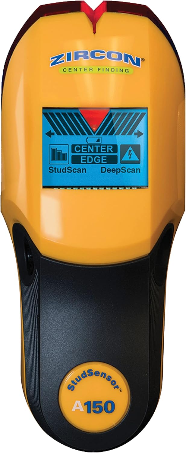 Zircon StudSensor A150 Wall Scanner for Accurate Stud Finding