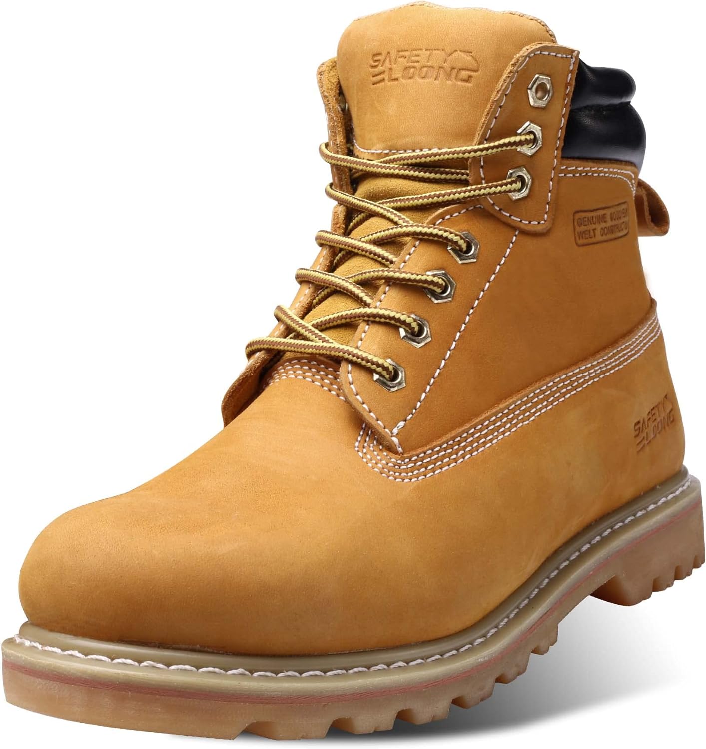 Steel Toe Work Boots for Men - Comfortable Waterproof Safety Gear