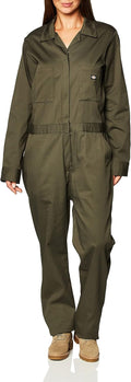 Dickies womens Long Sleeve Cotton Twill Coverall - Durable Everyday