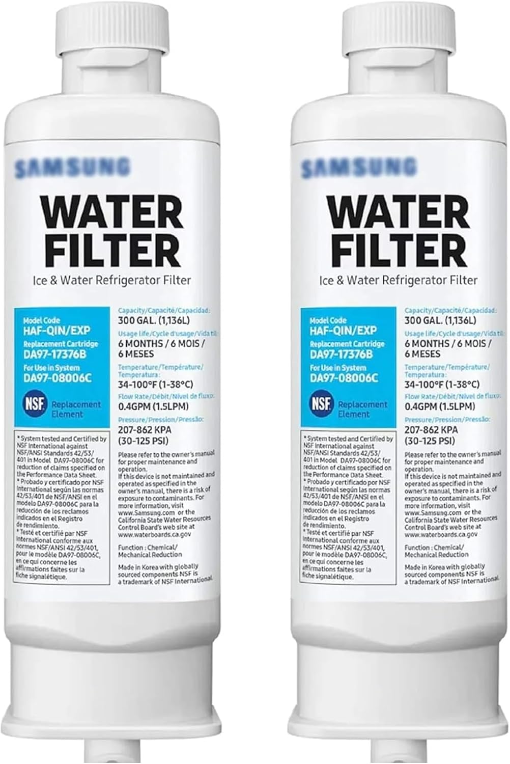 Water Filter Replacement for Samsung DA97-17376B and More