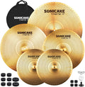 SONICAKE Low Volume Cymbal Pack Quiet Cymbal Set - Practice Friendly