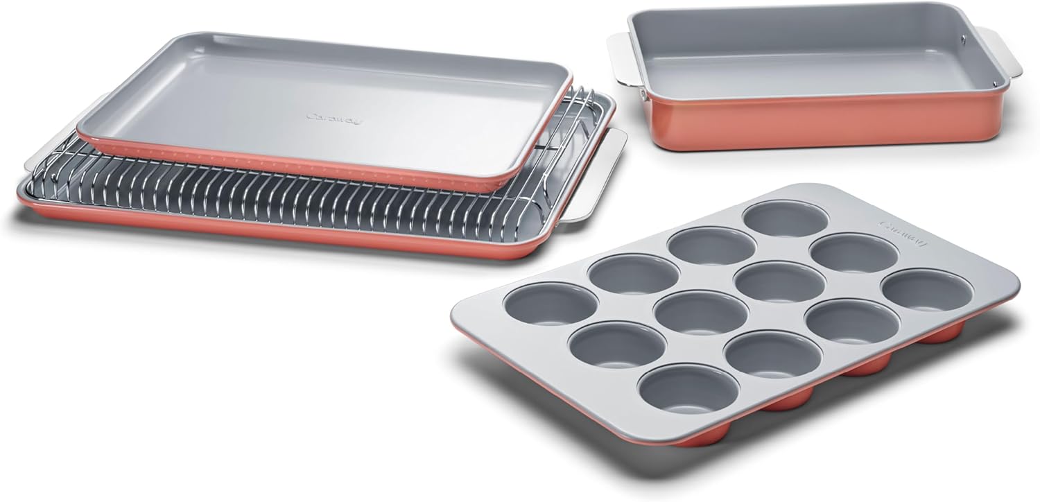 Caraway Nonstick Ceramic Bakeware Set for Effortless Baking