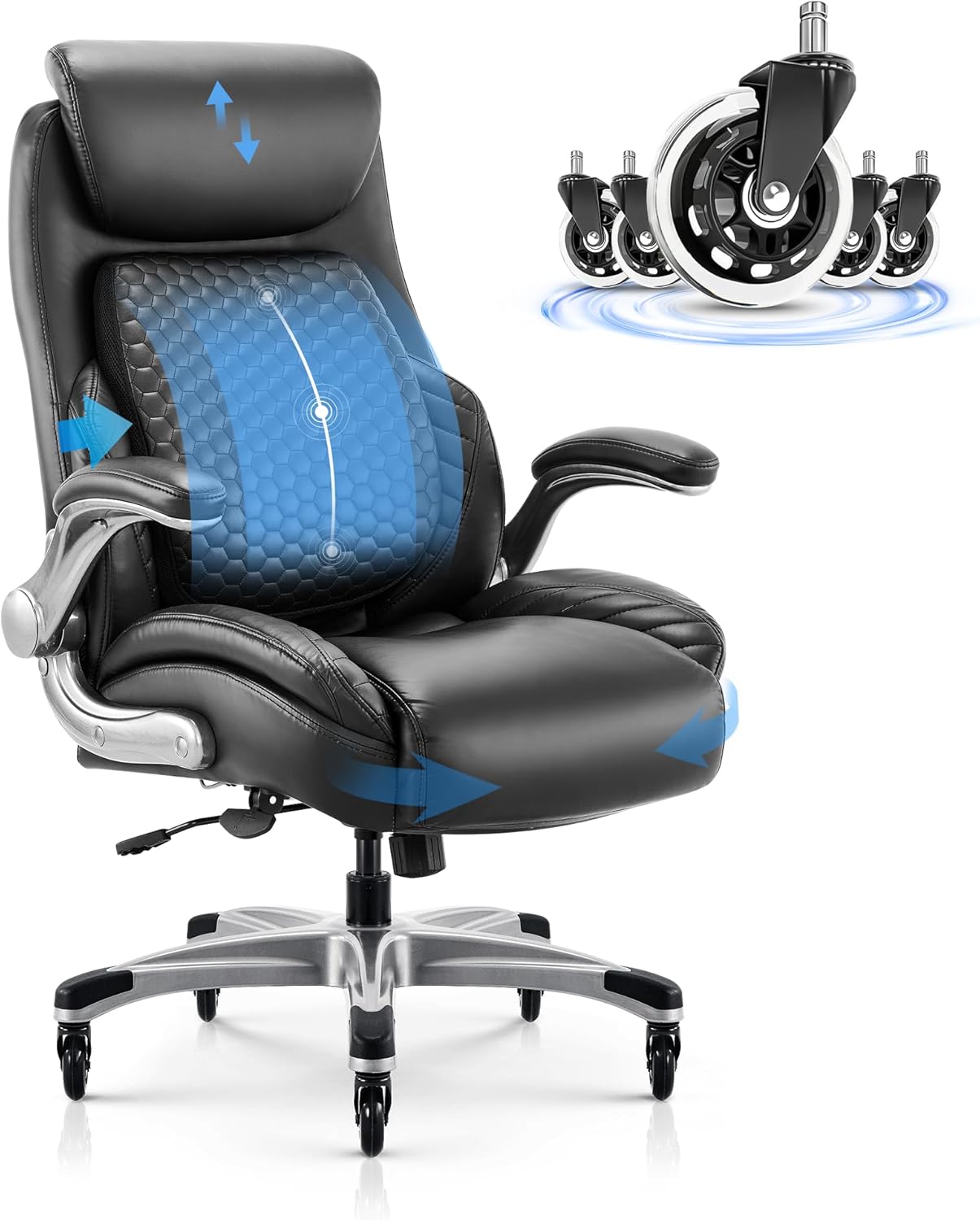COLAMY Ergonomic Executive Chair - Ultimate Comfort