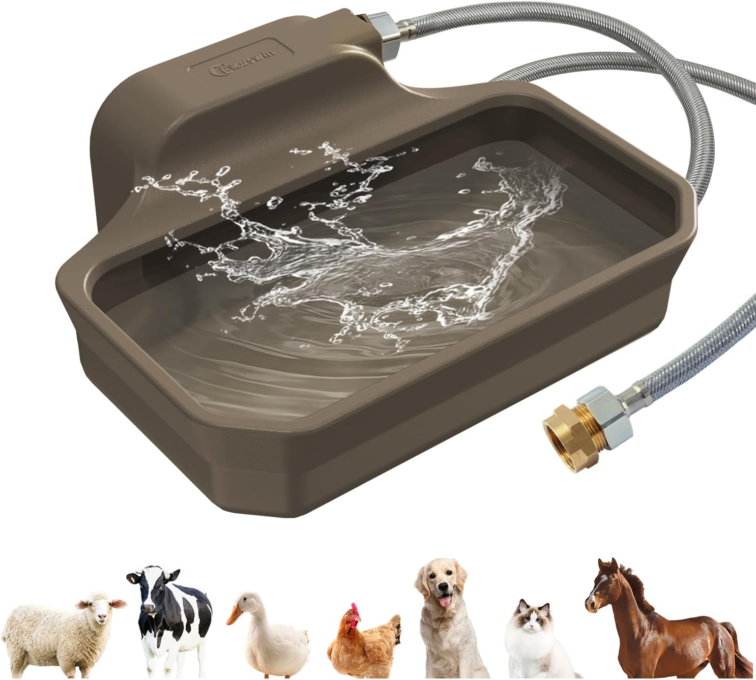 135OZ Automatic Dog Water Dispenser for Large Pets Outdoors