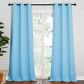 NICETOWN Blue Room Darkening Panels 42in x 95in - Heavy Blackout