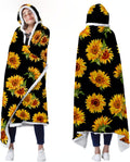 Sunny Sherpa Hoodie Blanket - Cozy & Stylish!