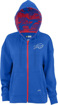 Zubaz Women's Full Zip NFL Hoodie - Official Team Pride