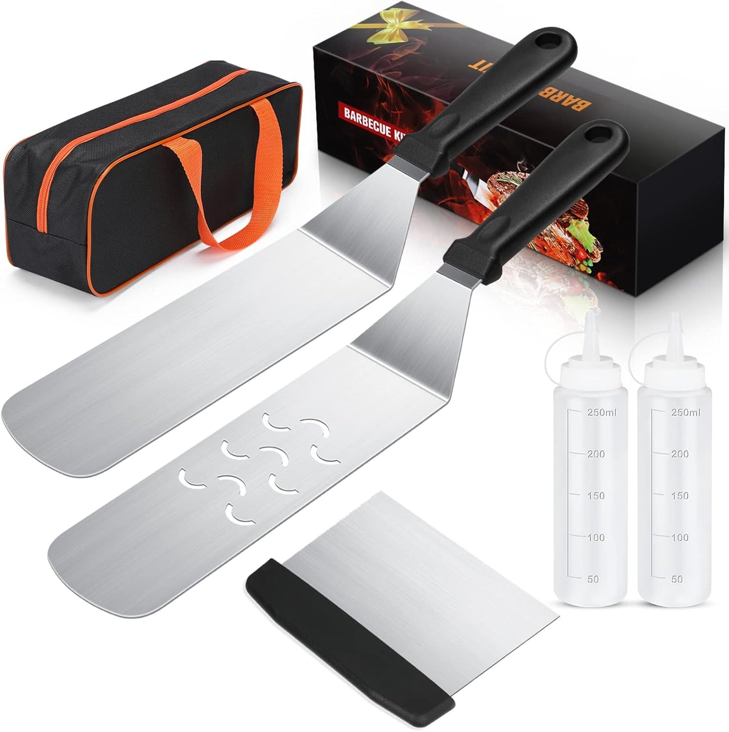 6-Piece Flat Top Griddle Accessories Kit for Perfect Grilling