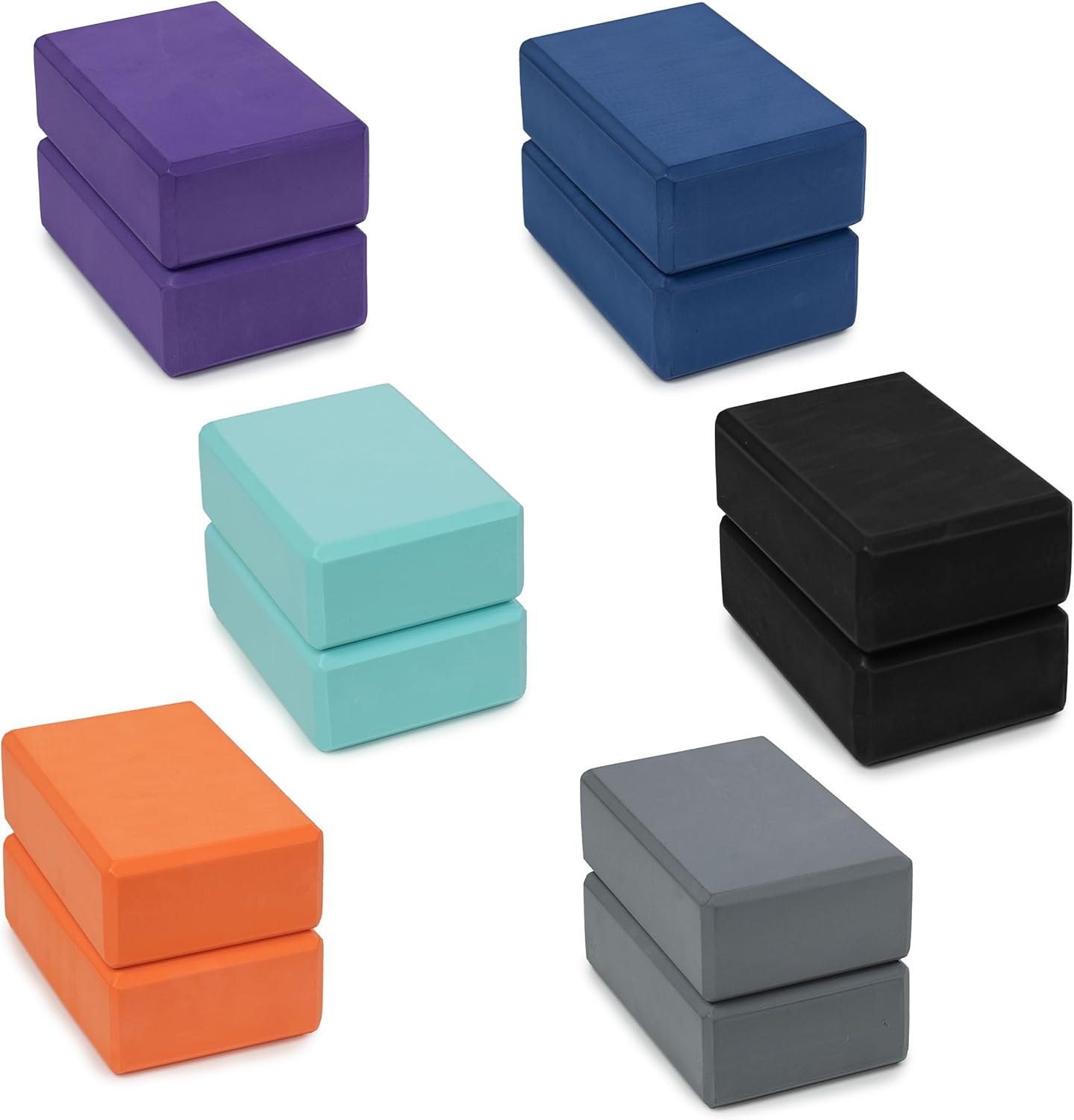 UPWARD FIT Yoga Blocks - Firm Support for Pilates, Stretching & Workouts