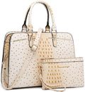 Stylish Women Handbag Wallet Tote Shoulder Hobo Bag Set 2pcs
