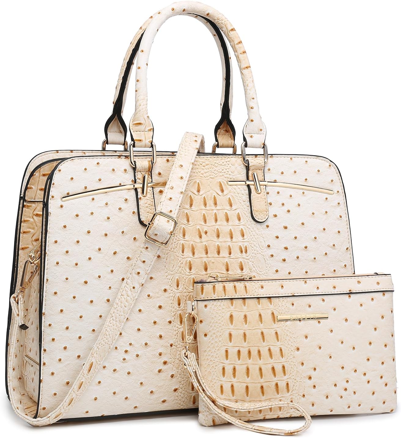 Stylish Women Handbag Wallet Tote Shoulder Hobo Bag Set 2pcs