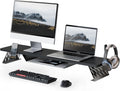 Fenge Dual Monitor Stand: 42.5 Inch Riser for Desk Efficiency