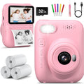 Portable Kids Instant Print Camera - Fun Travel Toy