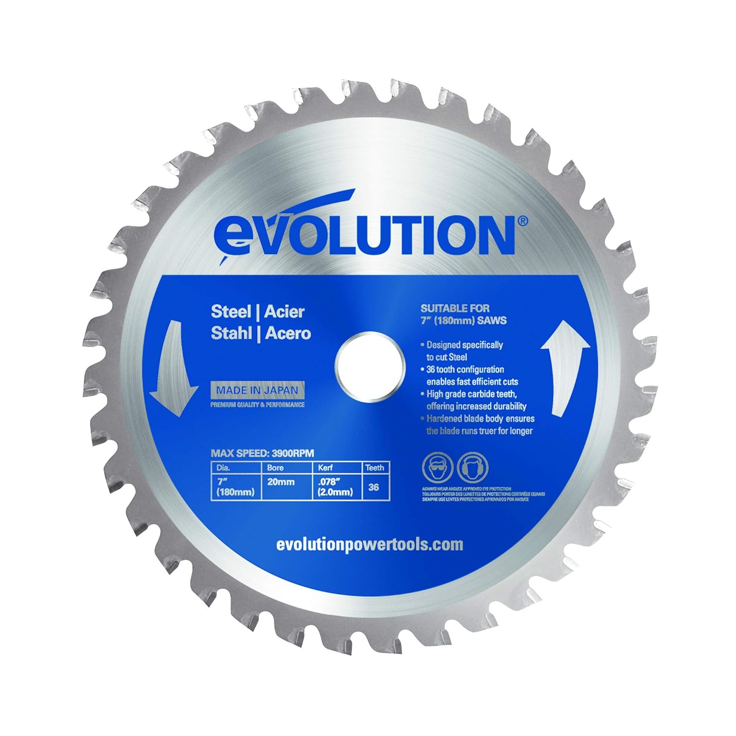 Evolution Power Tools 180BLADEST 7-Inch Steel Cutting Blade Review