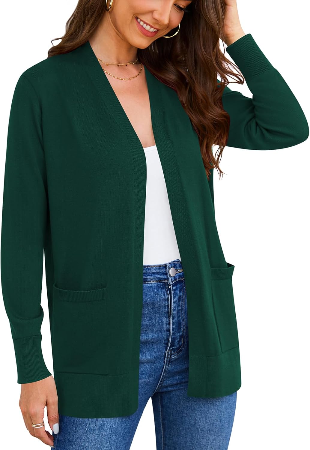 Women's Long Sleeve Cardigan Sweaters for Casual Fashion Style