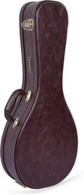Crossrock Hardshell Case for A-style Mandolin - Sturdy Vintage Brown