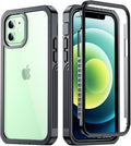 Temdan Compatible with iPhone 12 Case - Slim Full Body Protection