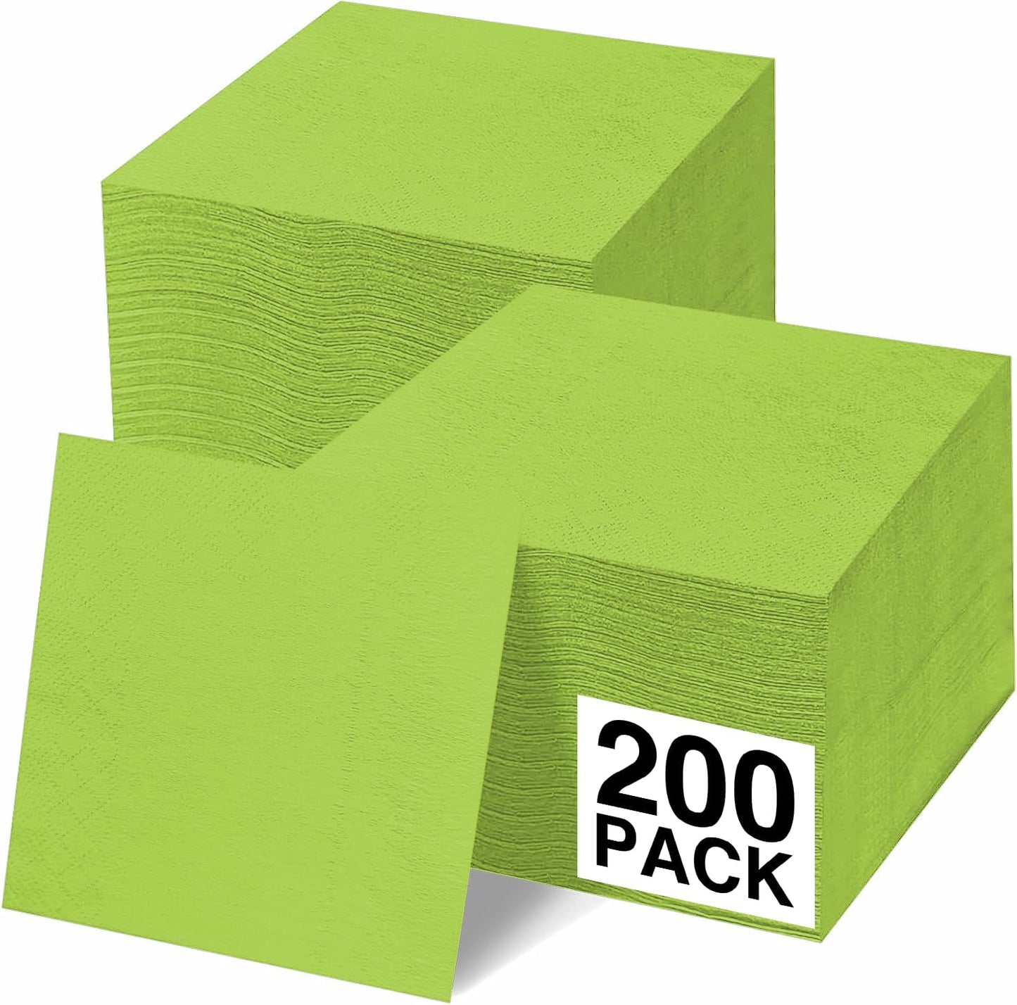 Soft & Absorbent Cocktail Napkins - Pack of 200