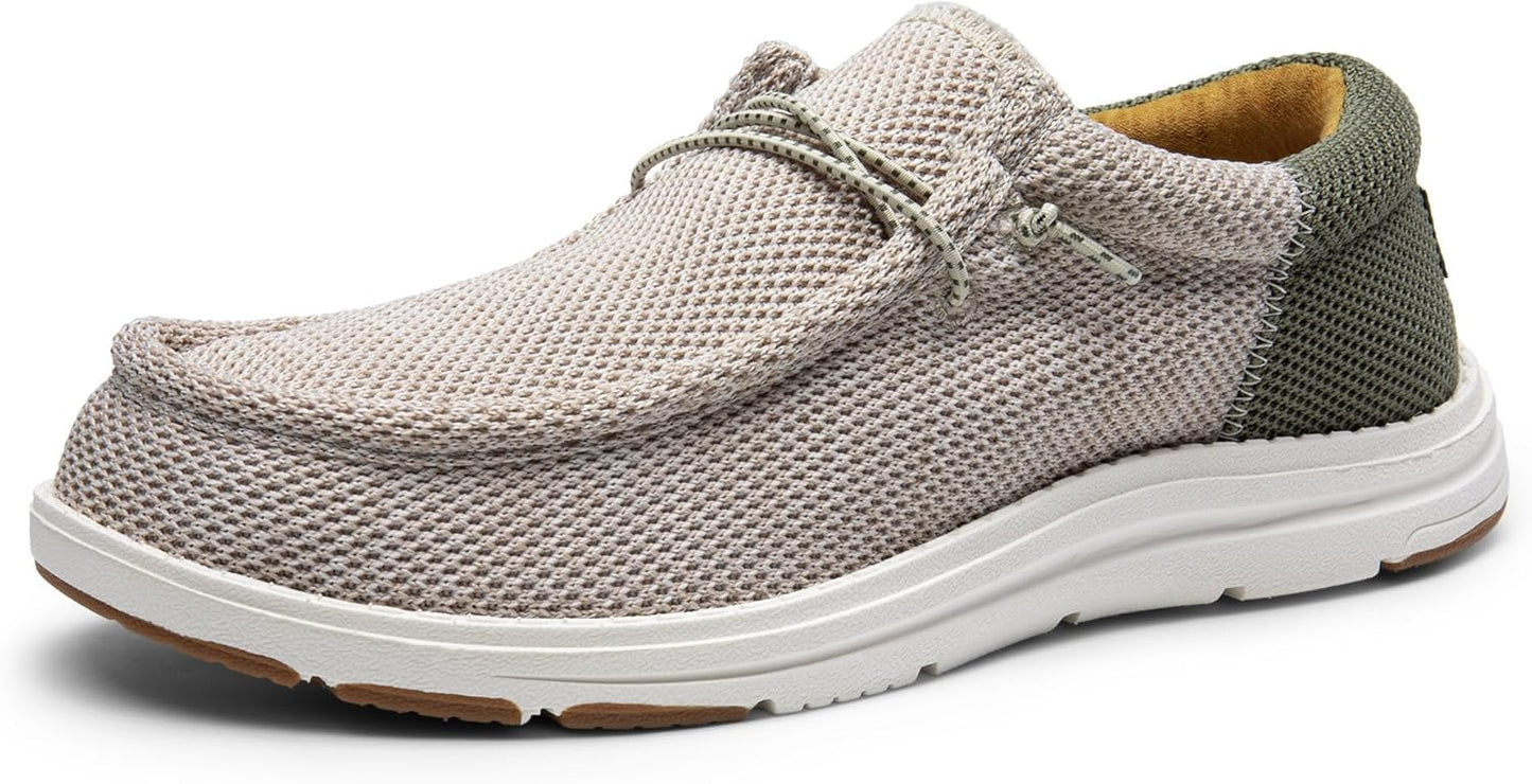 Bruno Marc Men's Arch Support Casual Slip-on Shoes for Comfort