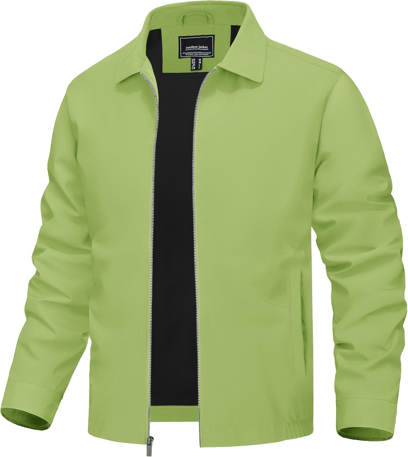 TACVASEN Mens Lightweight Windbreaker Full Zip Jacket for All