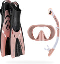 Cressi Musa Explorer Snorkel Set - Lightweight Travel Mask, Snorkel