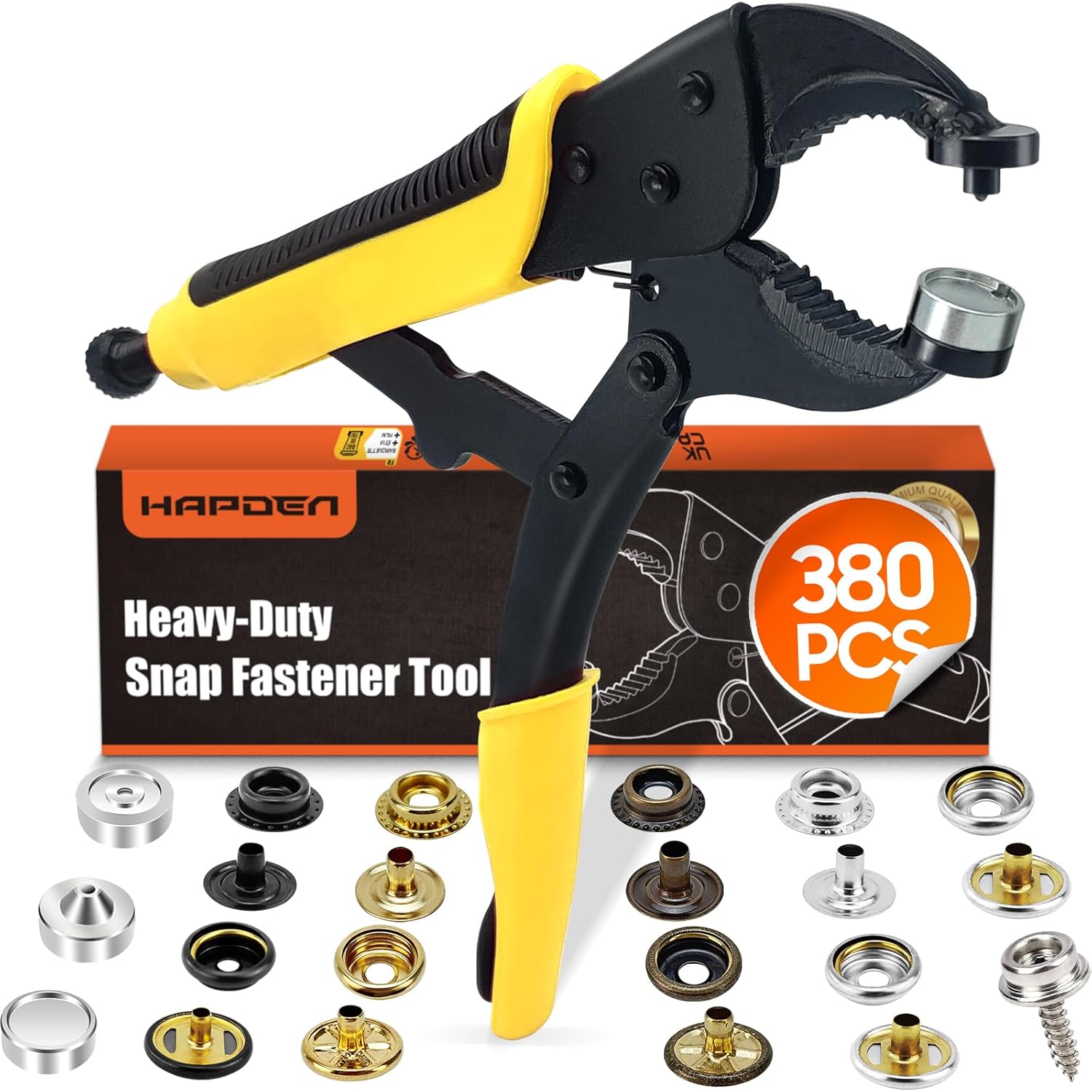 Heavy Duty Snap Fastener Tool for Boat Covers and Fabrics