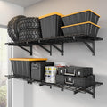 4 Pack Heavy Duty Garage Wall Shelving Set (24x72 in) - 1000 lb
