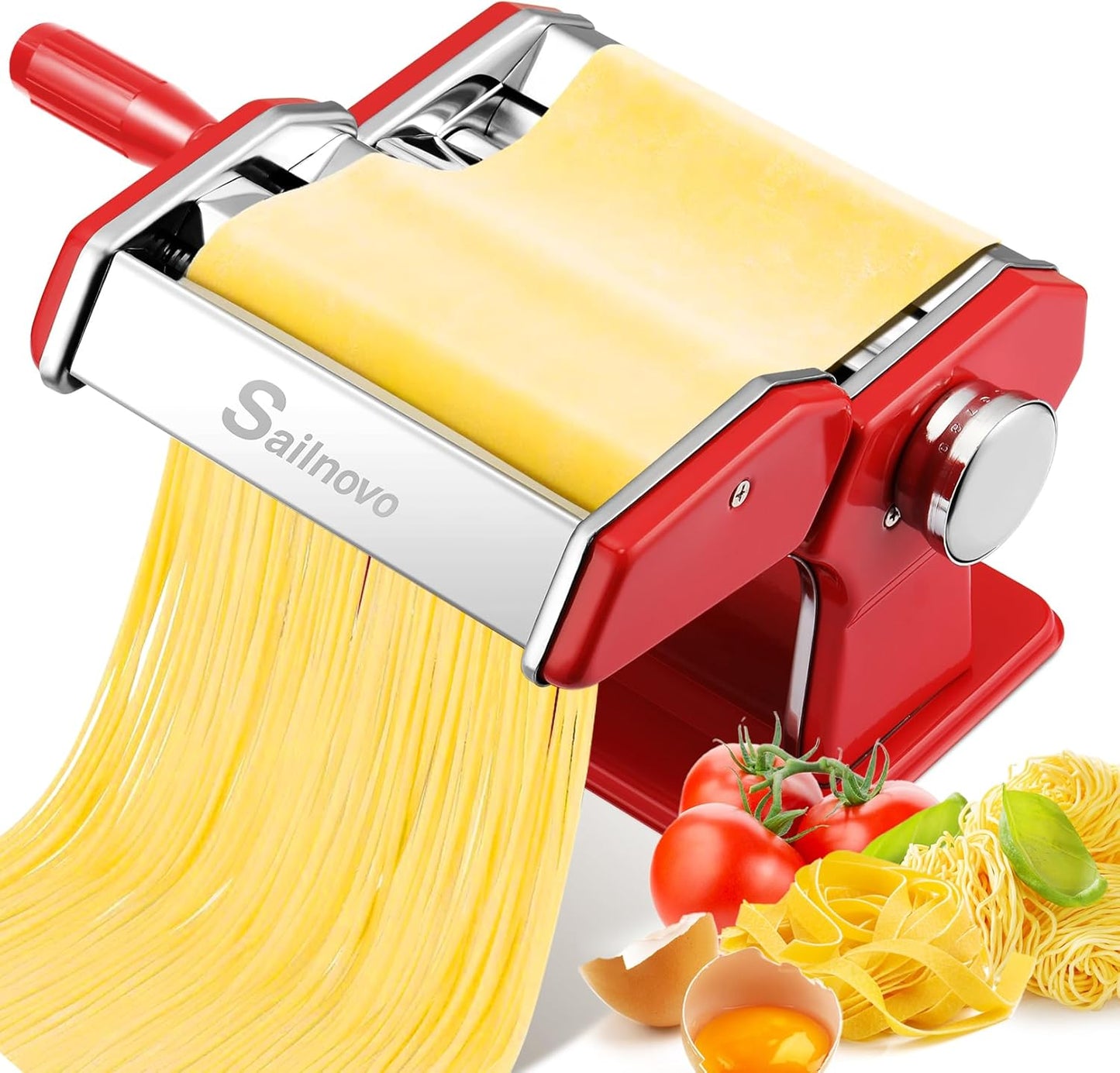 Sailnovo 180 Pasta Roller: Create Perfect Noodles Effortlessly!