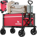 Collapsible Wagon Cart with Wheels Foldable Utility Wagon - 90L