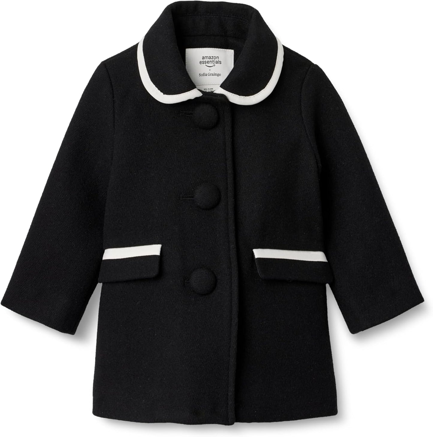 Wool Blend Coat for Toddlers and Baby Girls by Sofia Grainge