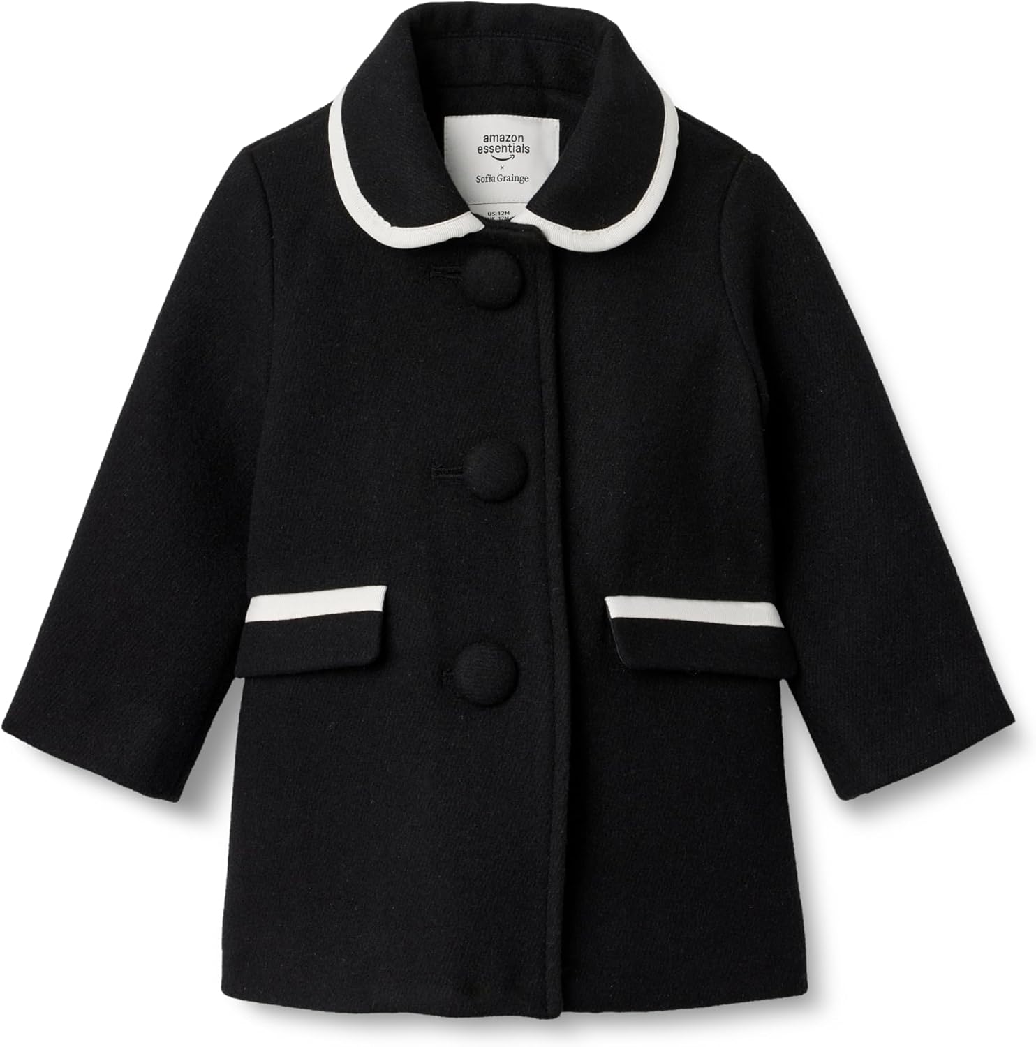 Wool Blend Coat for Toddlers and Baby Girls by Sofia Grainge