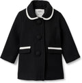 Toddler and Baby Girls Wool Blend Coat - Sofia Grainge Collab