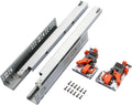 6 Pair 22 in Undermount Soft Close Drawer Slides 100LB Capacity