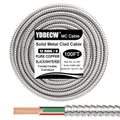 100ft 12/3 Metal Clad MC Cable with Ground - Heavy Duty 10 Gauge