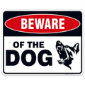 Beware of The Dog Sign 24x30 in - Rust Free Aluminum Warning