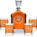 Personalized Whiskey Decanter - 4 Designs for Men - Thoughtful Gift