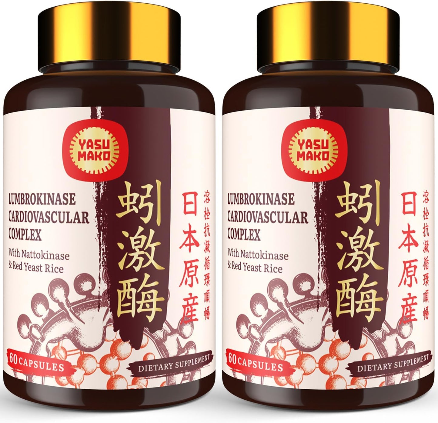 Lumbrokinase Supplement for Circulatory Health and Cognition
