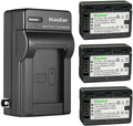 Kastar 3-Pack Replacement Batteries + AC Wall Charger - Reliable Power